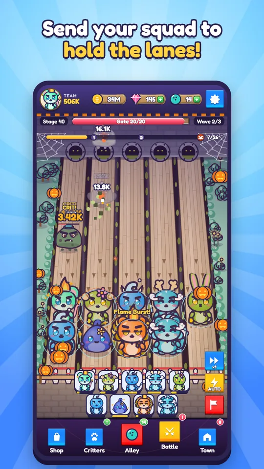 A lane battle against the Gutter Gang